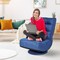 5-Position Folding Floor Gaming Chair with 360 Degrees Swivel Base Suitable for Any Room